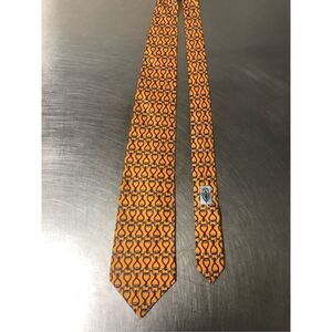 Gucci Men’s Silk Yellow and Red Rope Designer Dress Tie